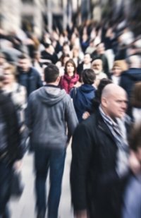 Person with agoraphobia avoiding leaving home, anxiety, treatment