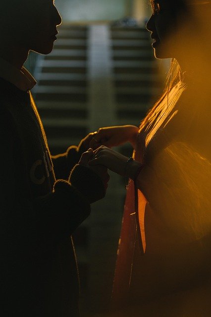 A couple going through a relationship crisis and seeking help