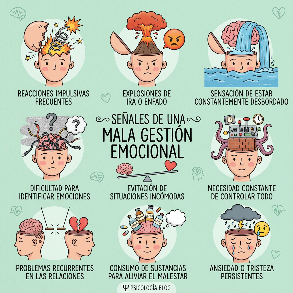 Señales de mala gestión emocional