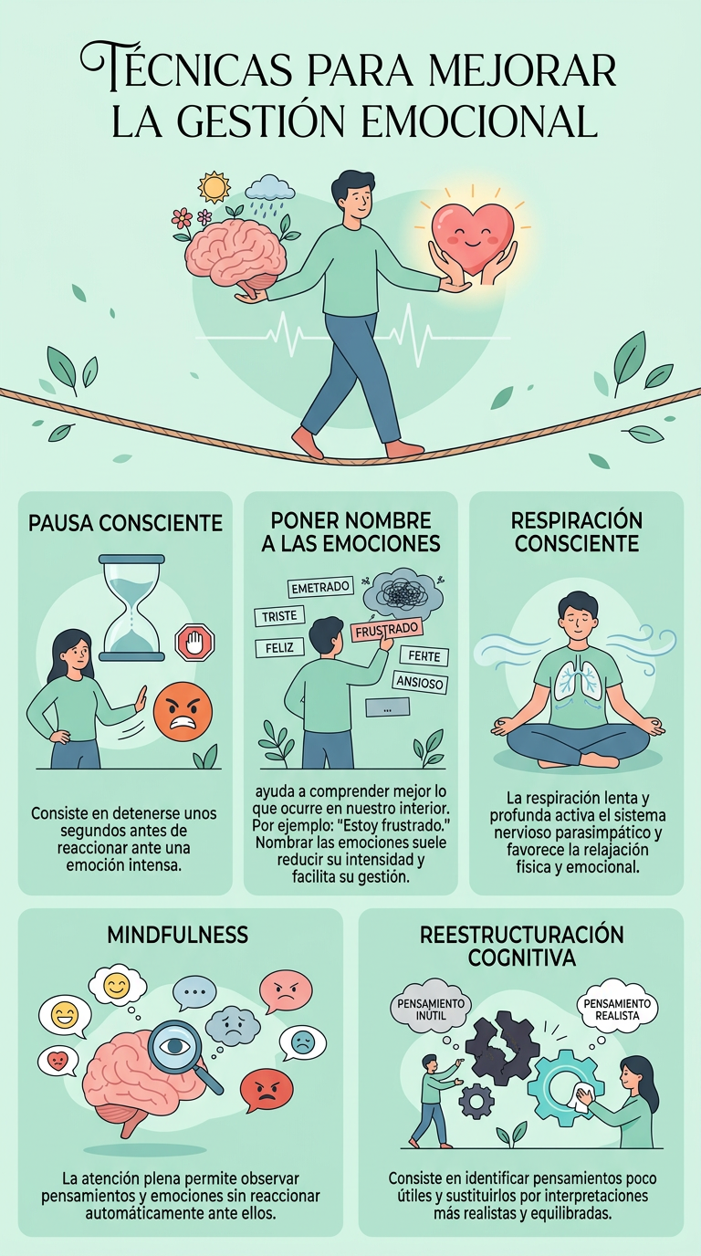 Herramientas psicológicas para desarrollar inteligencia emocional y bienestar