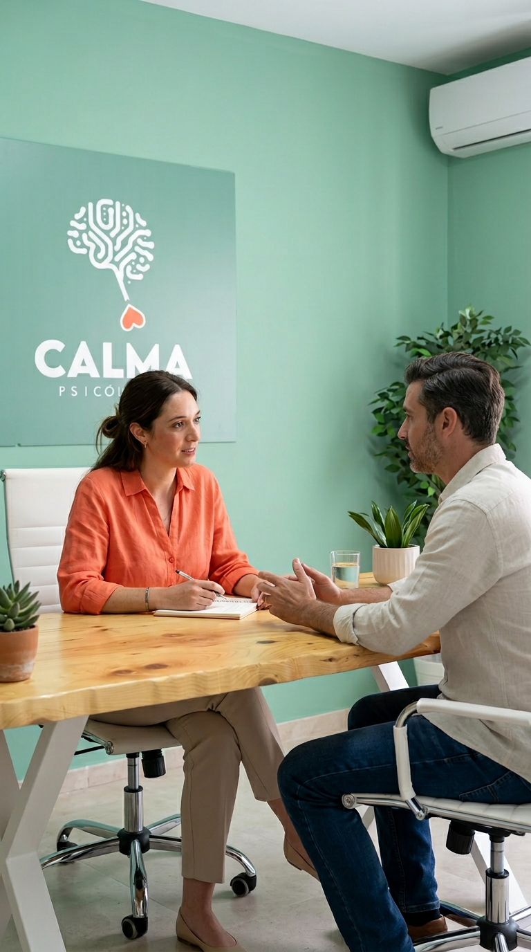 Persona reflects on whether to see a psychologist in Fuengirola<br />